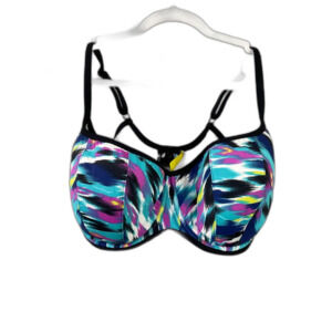 Cleo by Panache  Bikini Swimsuit Swim Top Only women’s size 38GG underwire full